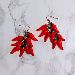 Kate Spade Chili Pepper Earrings 🌶️